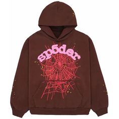 Sp5der Hoodie (Brown)